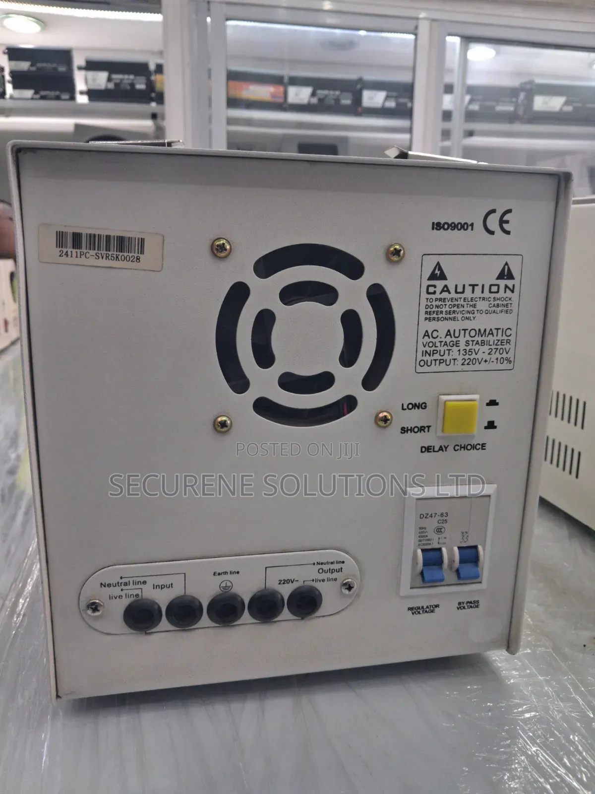 Automatic Voltage Stabilizer Drom Power 5kva Single Phase Servo Motor