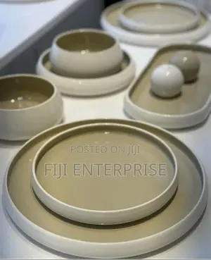 27-Piece European Double Glaze Porcelain Dinner Set