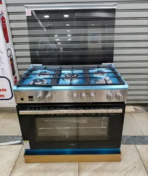 Haier 60*90 5gas Standing Cooker With Electric Oven and Wok Burner
