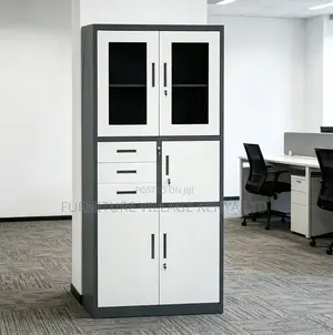 4-Door Steel Cabinet With Safe