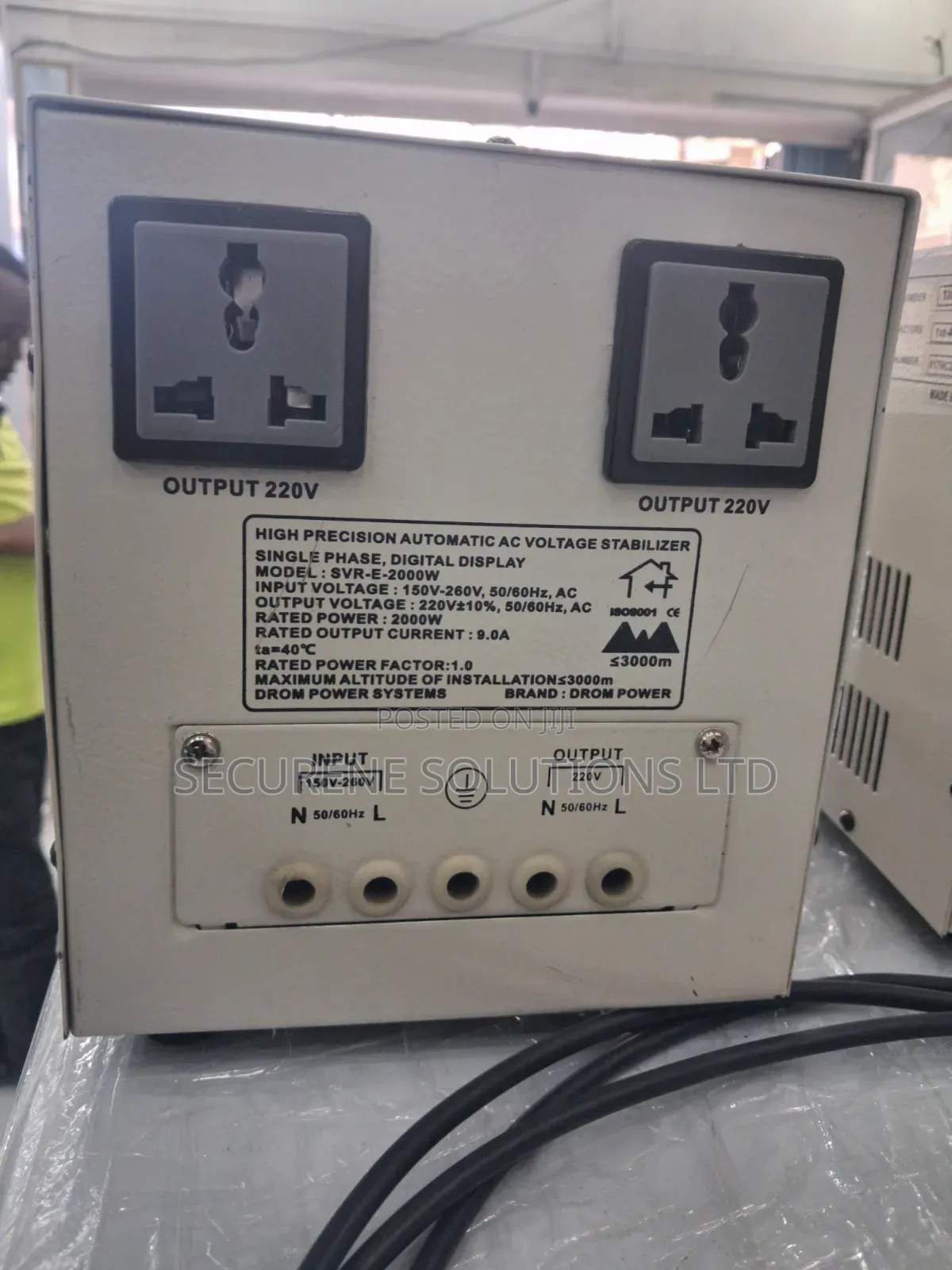 Automatic Voltage Stabilizer Single Phase 500va SVR