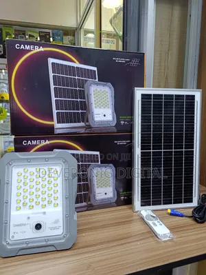 *Solar Floodlight With CCTV Wifi Camera*
* 100w