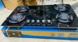 Bolesi Built in Gas Hob With Electric Infrared and Wok Burner