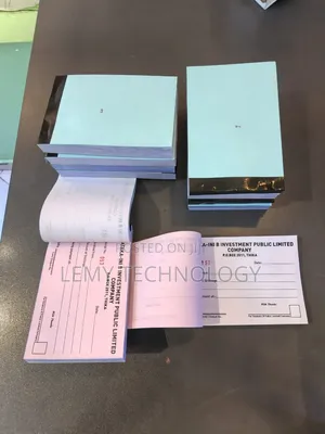 Design and Printing of Invoice, Delivery an Receipt Books