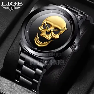 Lige Skull Casual and Business Gents Watch #Lg9876