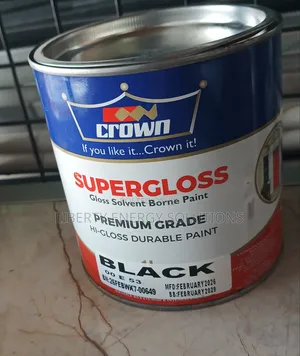 Crown Supergloss Black 1litre