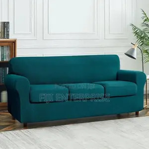 Jacquard Slip Sofa Covers + Matching Cushion Covers Machine Washable