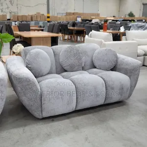 2 Seater Bubble Sofa With Bolster Pillows: Free Delivery