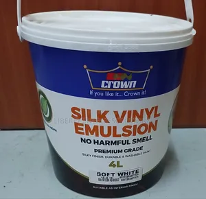 Crown Silk Vinyl Emulsion Soft White 4litre