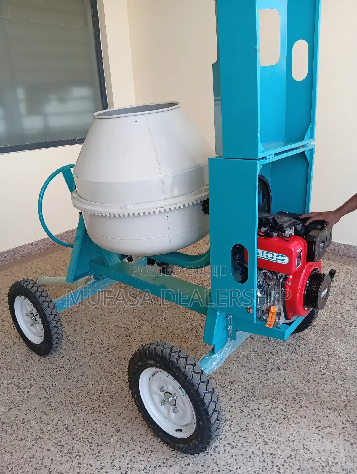 Four-Wheeled 400l Concrete Mixer