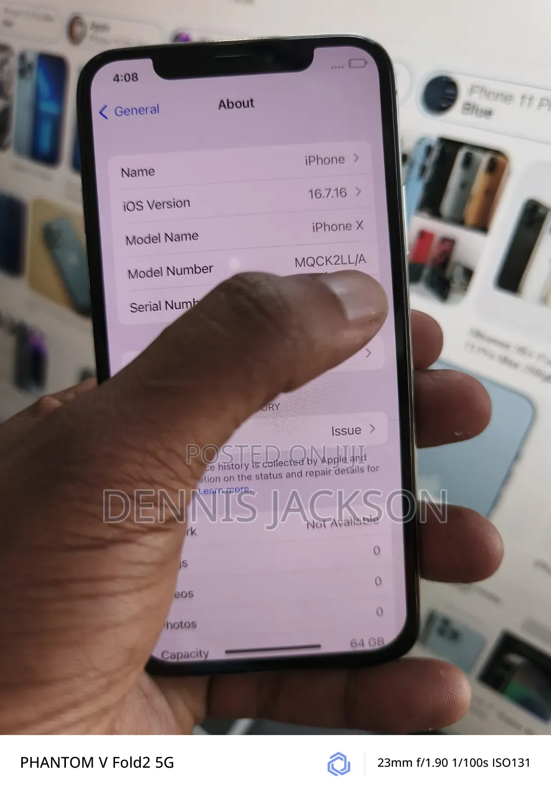 Apple iPhone X 64 GB White