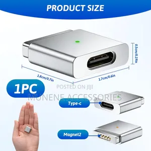 Usb C To Magnetic Adapter For Magsafe 2 Pd 100w Type C Power Converter