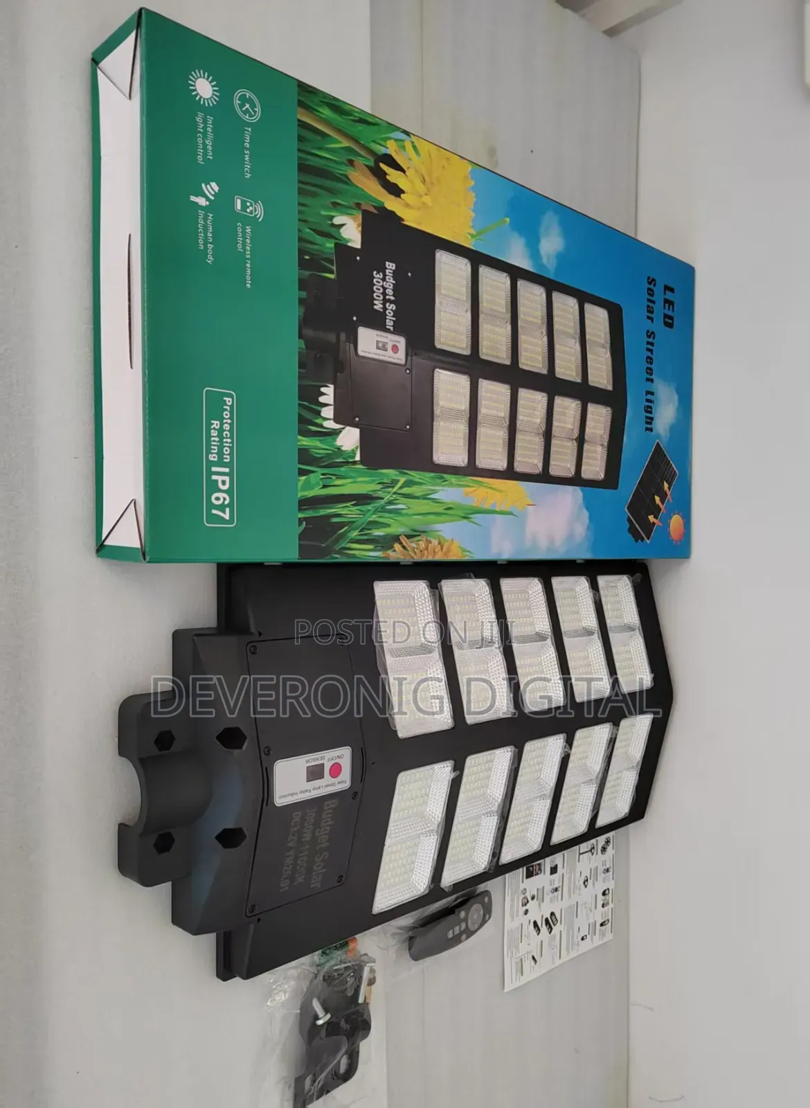 *3000w Solar Street Light * 3000w Light Power.