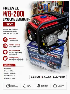 Freevel 1.3kva Gasoline Generator