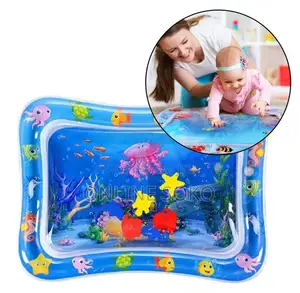 Inflatable Baby Tummy Time Water Activity Play Mat-Infants 3-24 Months