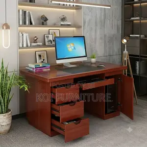 Office Desk; 1.2 Meters Exceutive Mahogany Professional Look Desk