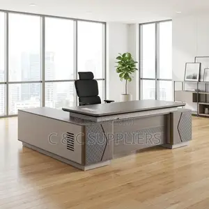 Executive Office L-Shaped Table-2.4m