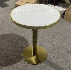 Modern Round Marble Dining Table.