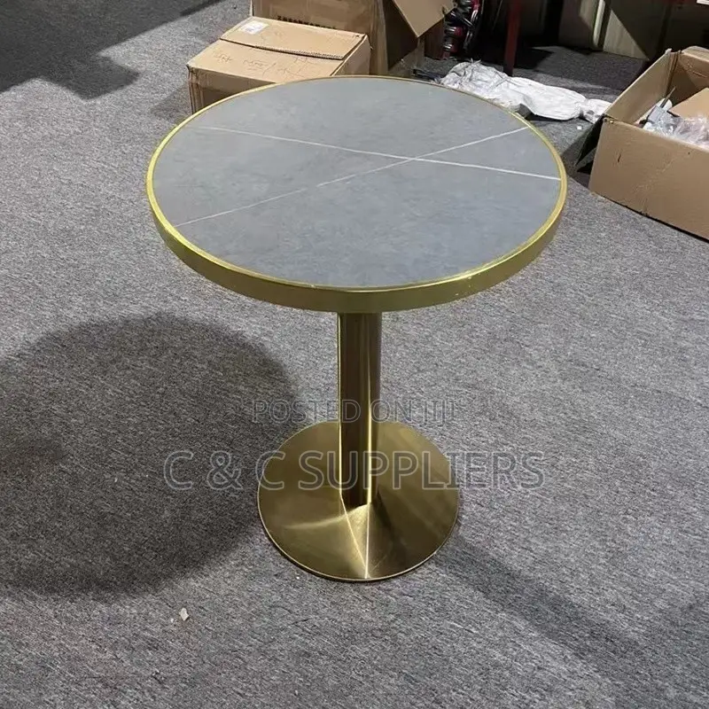 Modern Round Marble Dining Table.