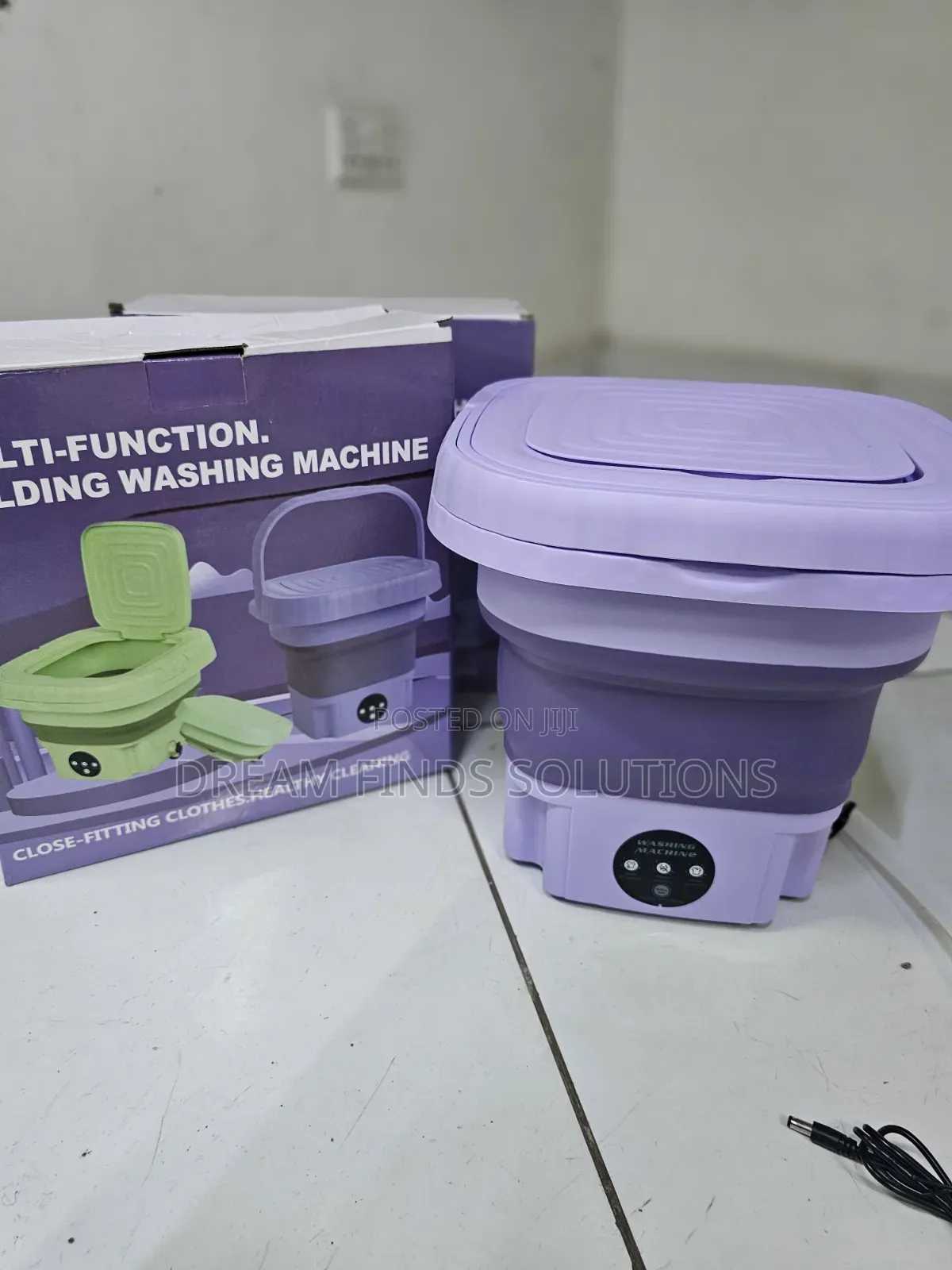 No Space? No Problem! Meet Your New Mini Folding Washing Machine