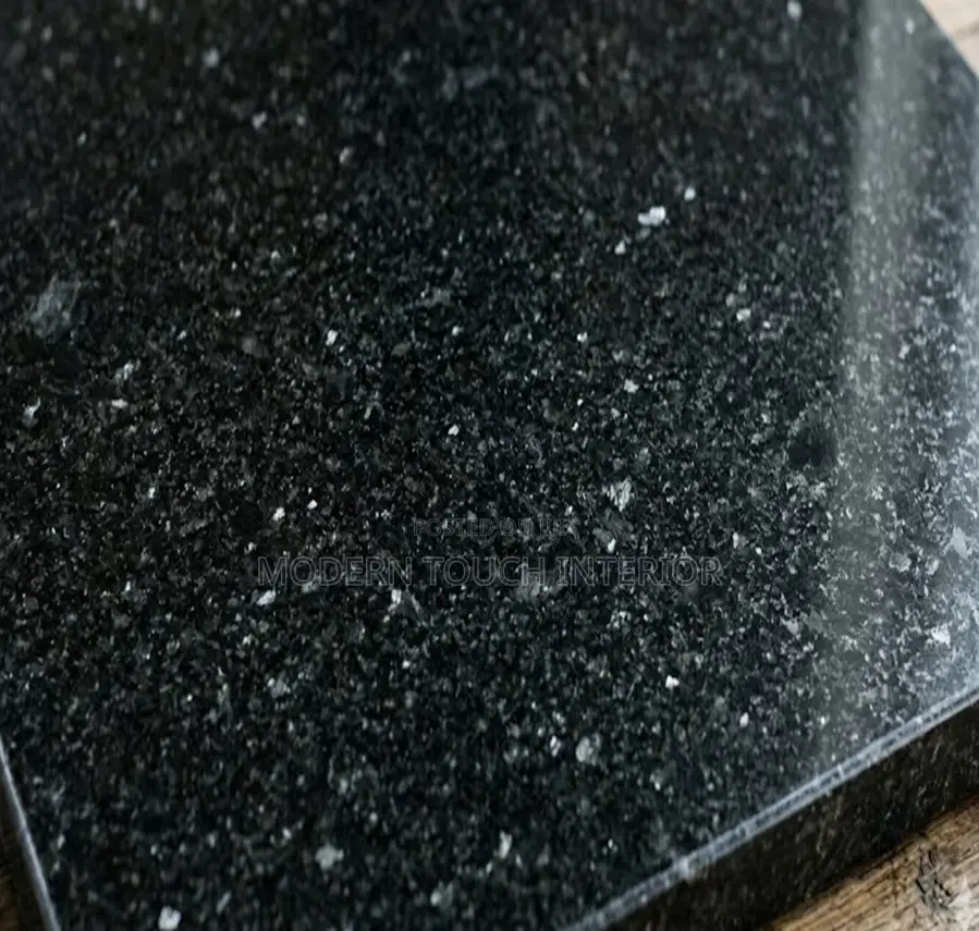 Kenya Black Granite Slab 8 by 2 Feet