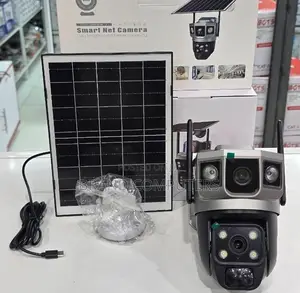 4g Dual Lens Solar PTZ Camera With Two Way Audio