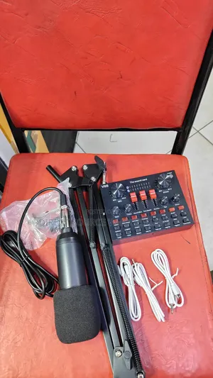 Bm 800 Studio Recording Microphone With V8s Audio Interface-Full Kit