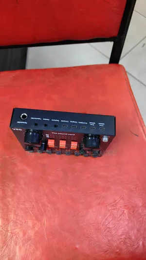 Original V8sk Bluetooth Live Sound Card – Professional Audio Mixer.