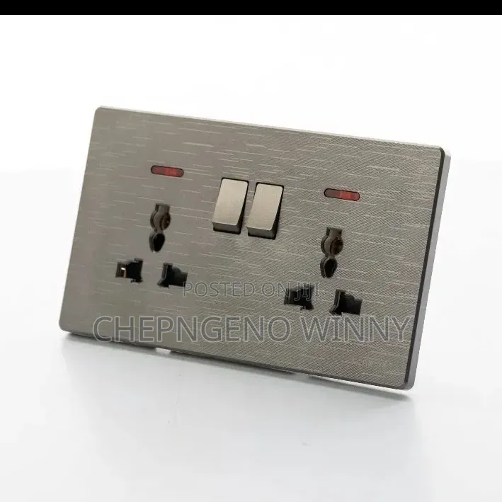 Gray Double Socket