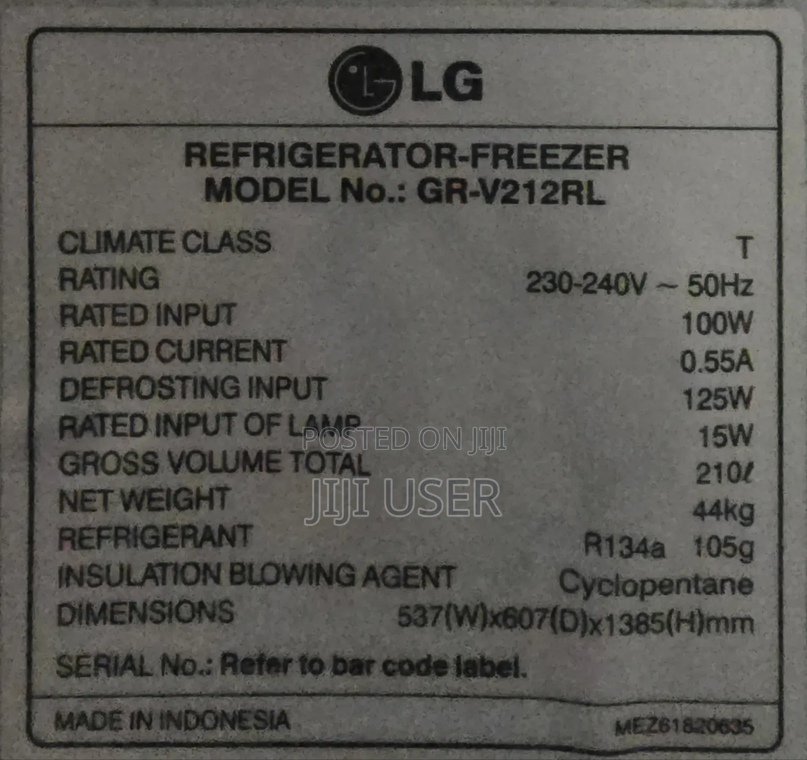 Lg Refrigerator