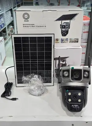 4g Simcard Dual Lens Solar CCTV Outdoor Wireless Camera With 2 Lens