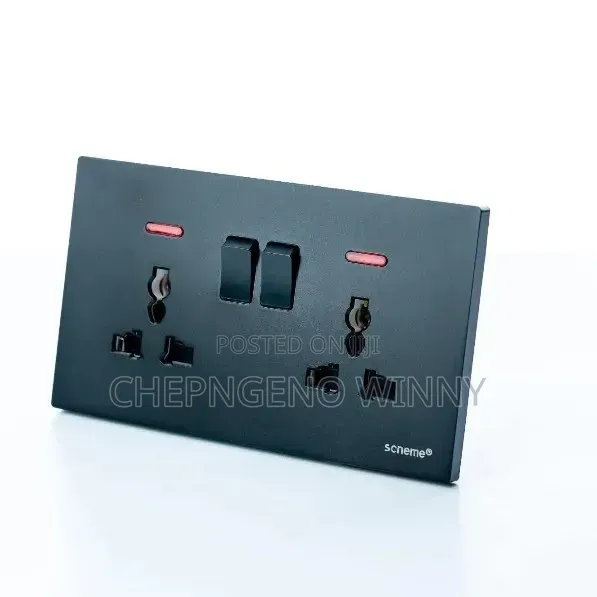 Gray Double Socket