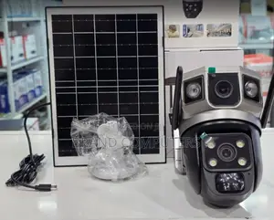 V380 Pro Solar Outdoor Camera Wireless Dual Lens 4g CCTV Camera
