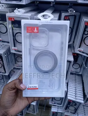 iPhone 16 Pro Max, Featuring a Built-in Magnetic Charging Ring Case