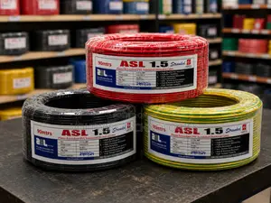 Asl 1.5mm Stranded Electrical Cable 90m – Red, Black Yellow
