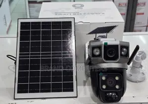 Wireless 4g Solar CCTV Camera Dual Lens,Motion Detection Night Vision