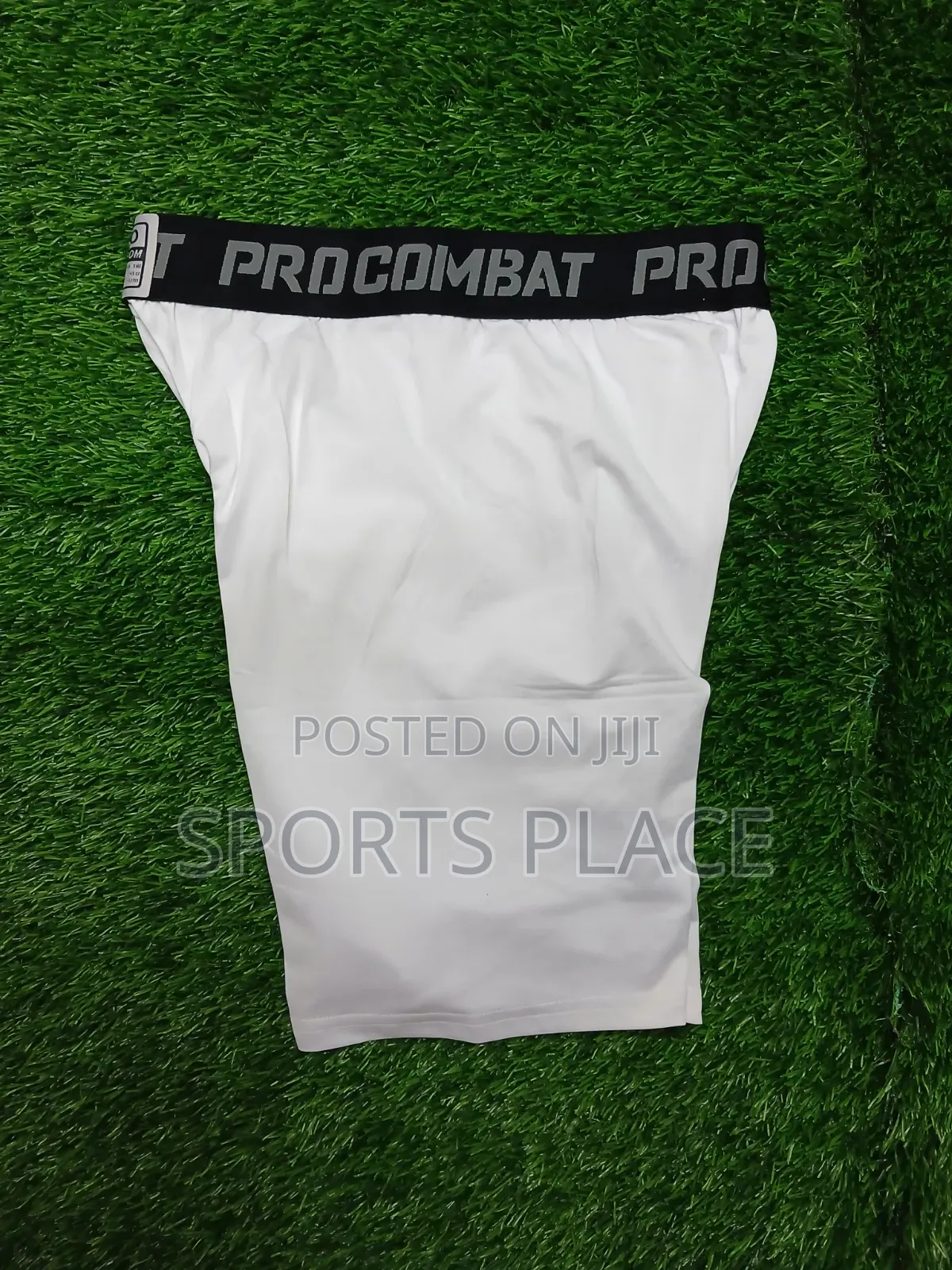 White Sports Compression Base Layer Shorts