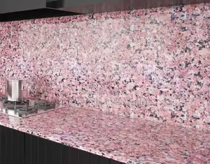 Premium Rosa Pink Granite Slabs for Countertops Floors