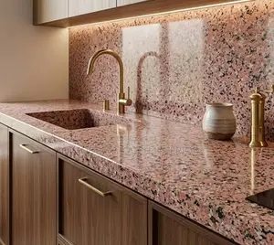 Natural Rosa Pink Granite Slab (8 by 2ft)