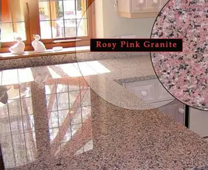 Natural Rosa Pink Granite Slab (8 by 2ft)