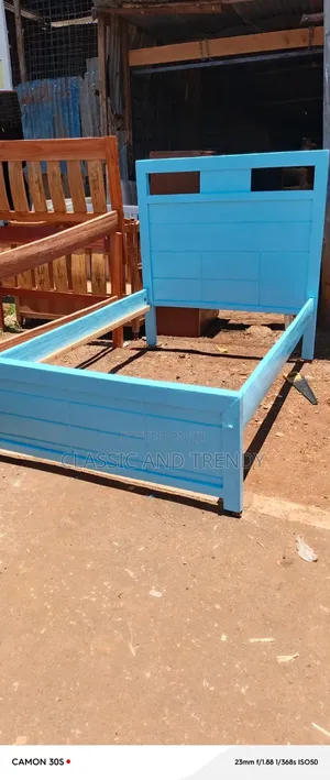 4x6 Modern Light-Blue Bed for a Comfortable Sleep