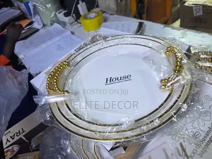 3pcs Premium Acrylic Serving Tray Set – Elegant, Durable