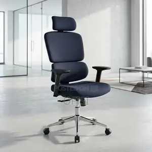 Office Chair; High Back Fabric Orthopedic Office Chair