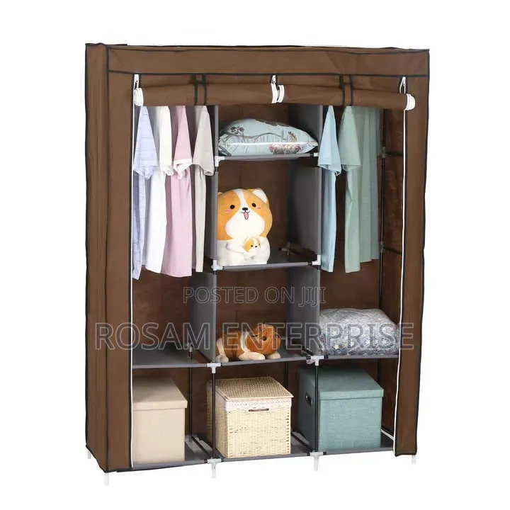3 Column Metalic Wardrobe