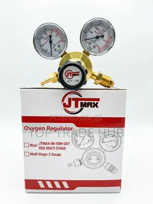 Jtmax Oxygen Regulator 2 Gauge Single Stage