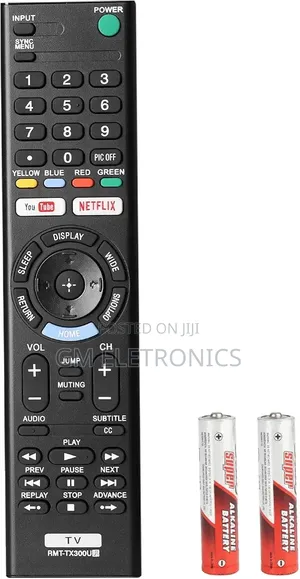 RMT-Tx300u Remote Control Compatible to Sony Tv Kd-55x720e Kd-49x720e