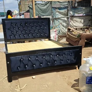 Black Mocket Bed Size 5 by 6- Negotiable