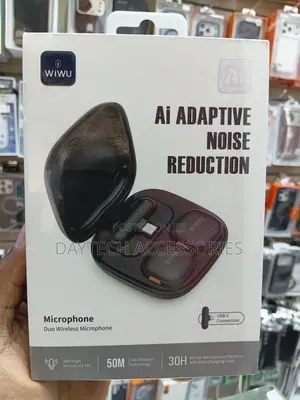 Wiwu Wi-Wm006 Ai-Powered Noise-Cancelling Lavalier Microphone