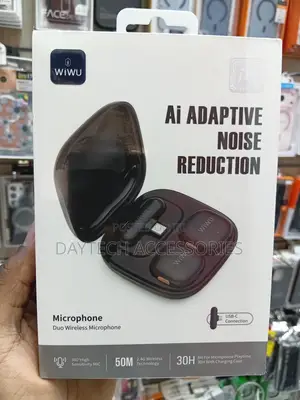 Wiwu Wi-Wm006 Ai-Powered Noise-Cancelling Lavalier Microphone