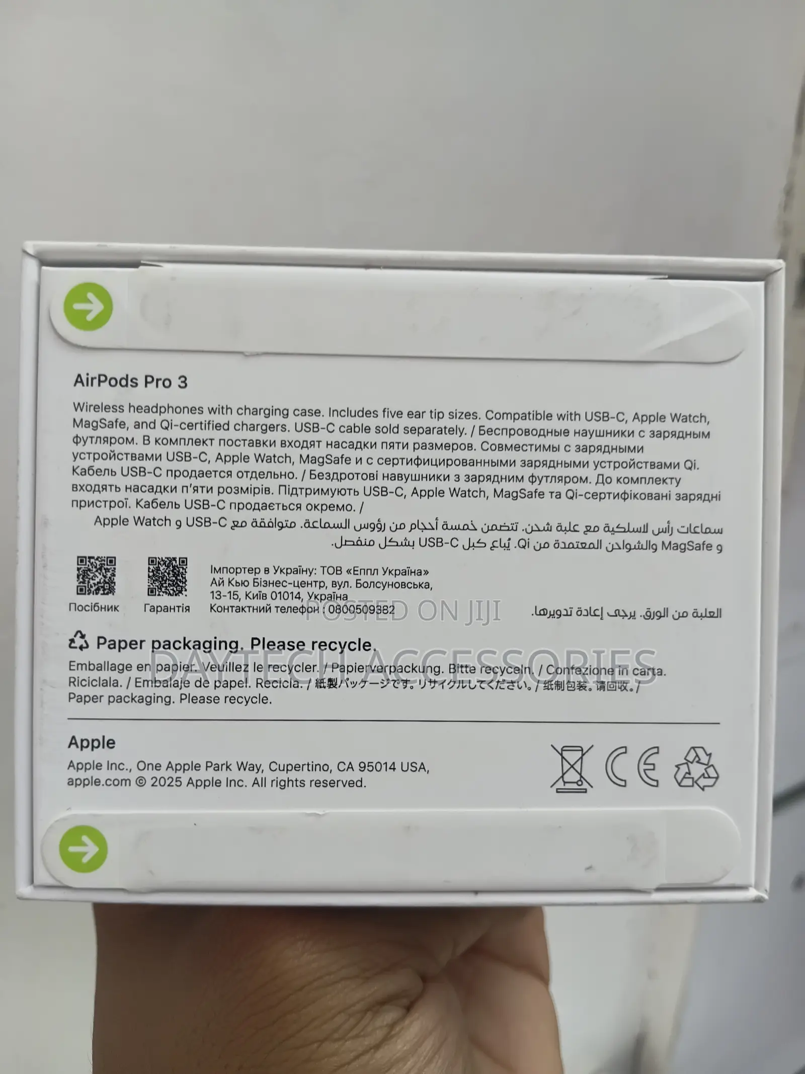 Apple Original Airpods Pro 3 Generation.